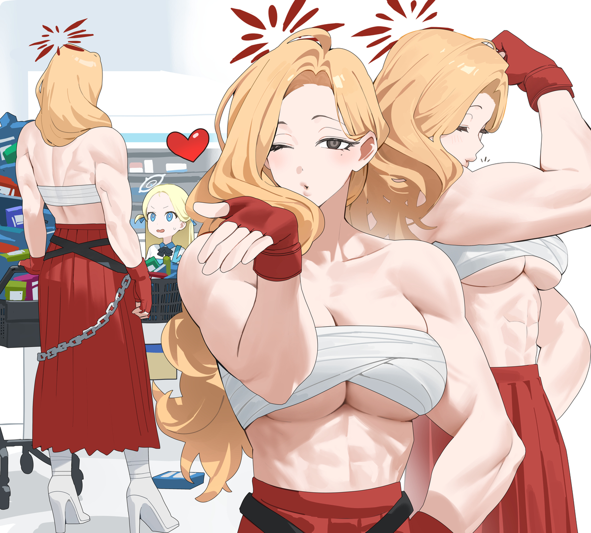 This is a pixiv picture whose title is ❤️.