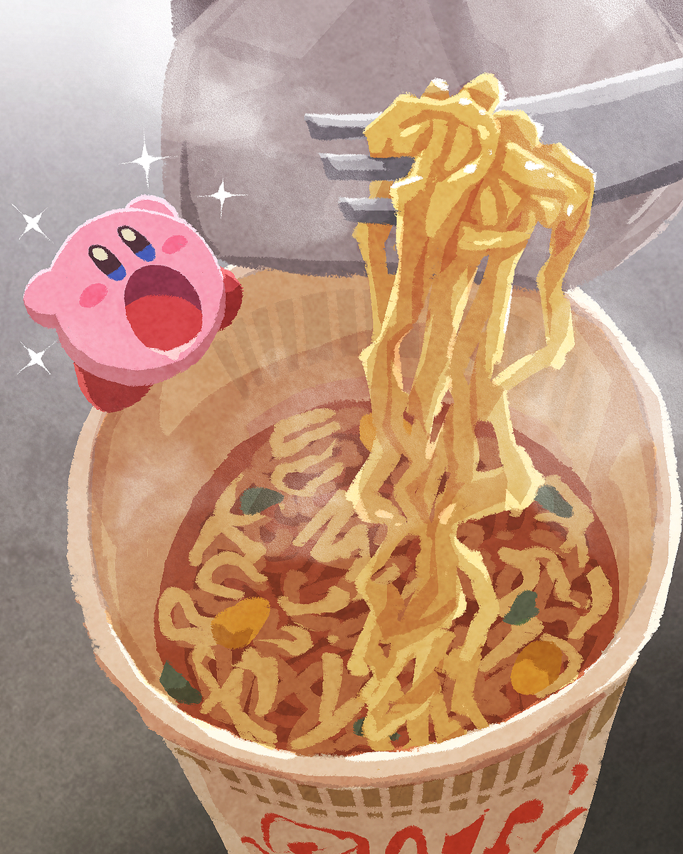 This is a pixiv picture whose title is カップラーメン.