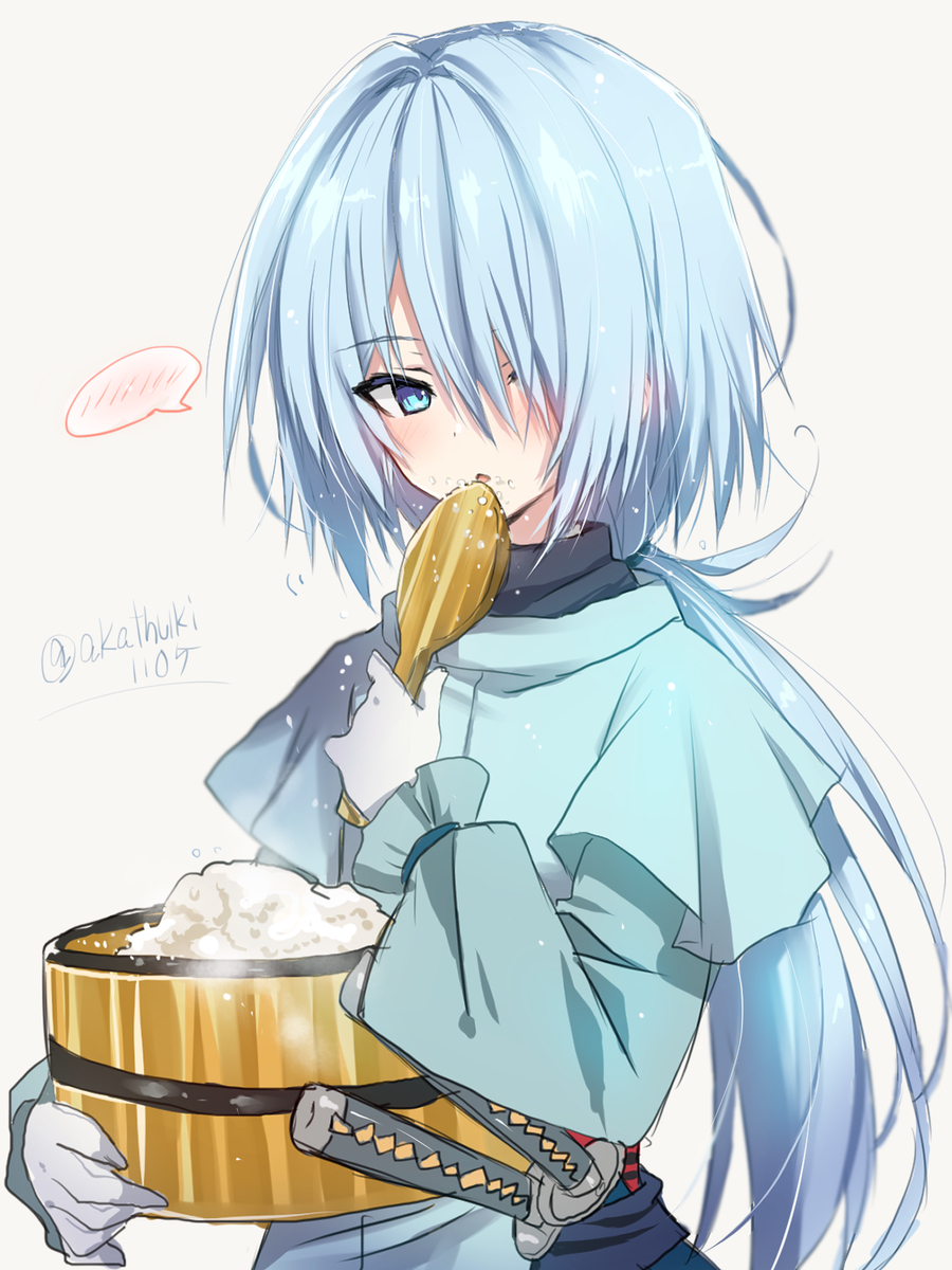 This is a pixiv picture whose title is 吹雪.