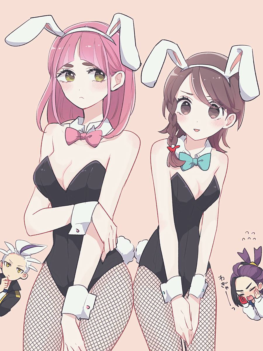 This is a pixiv picture whose title is バニーの日🐰.
