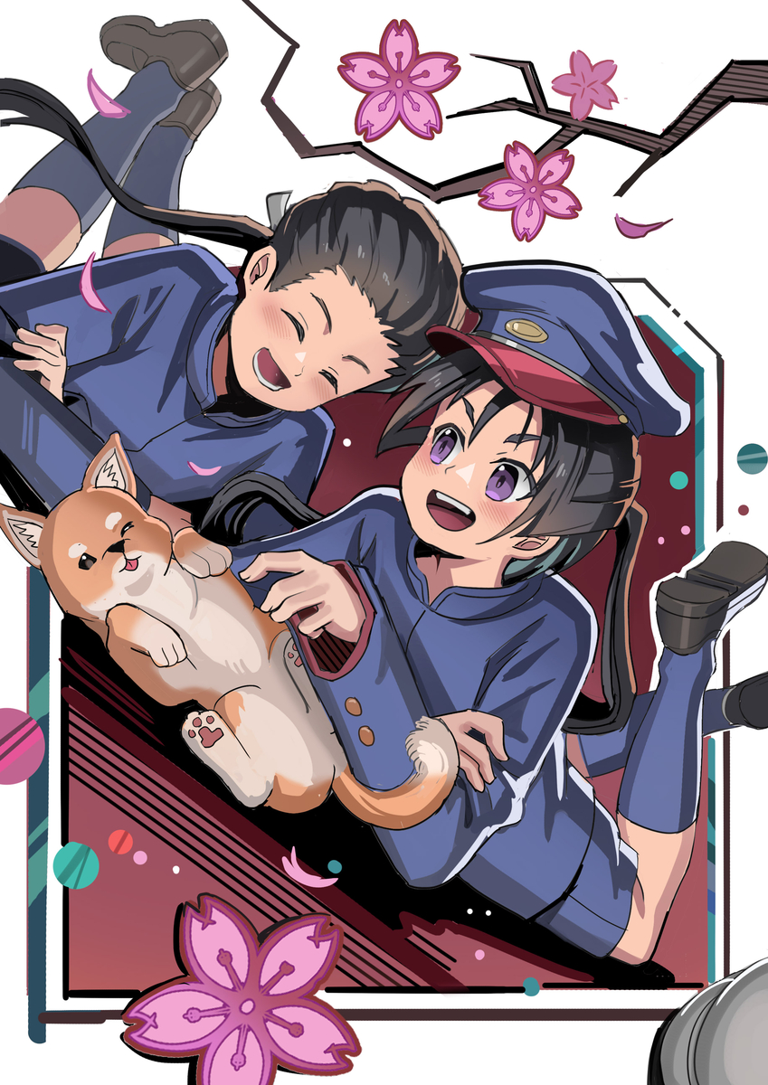 This is a pixiv picture whose title is 逃げ上手の若君.