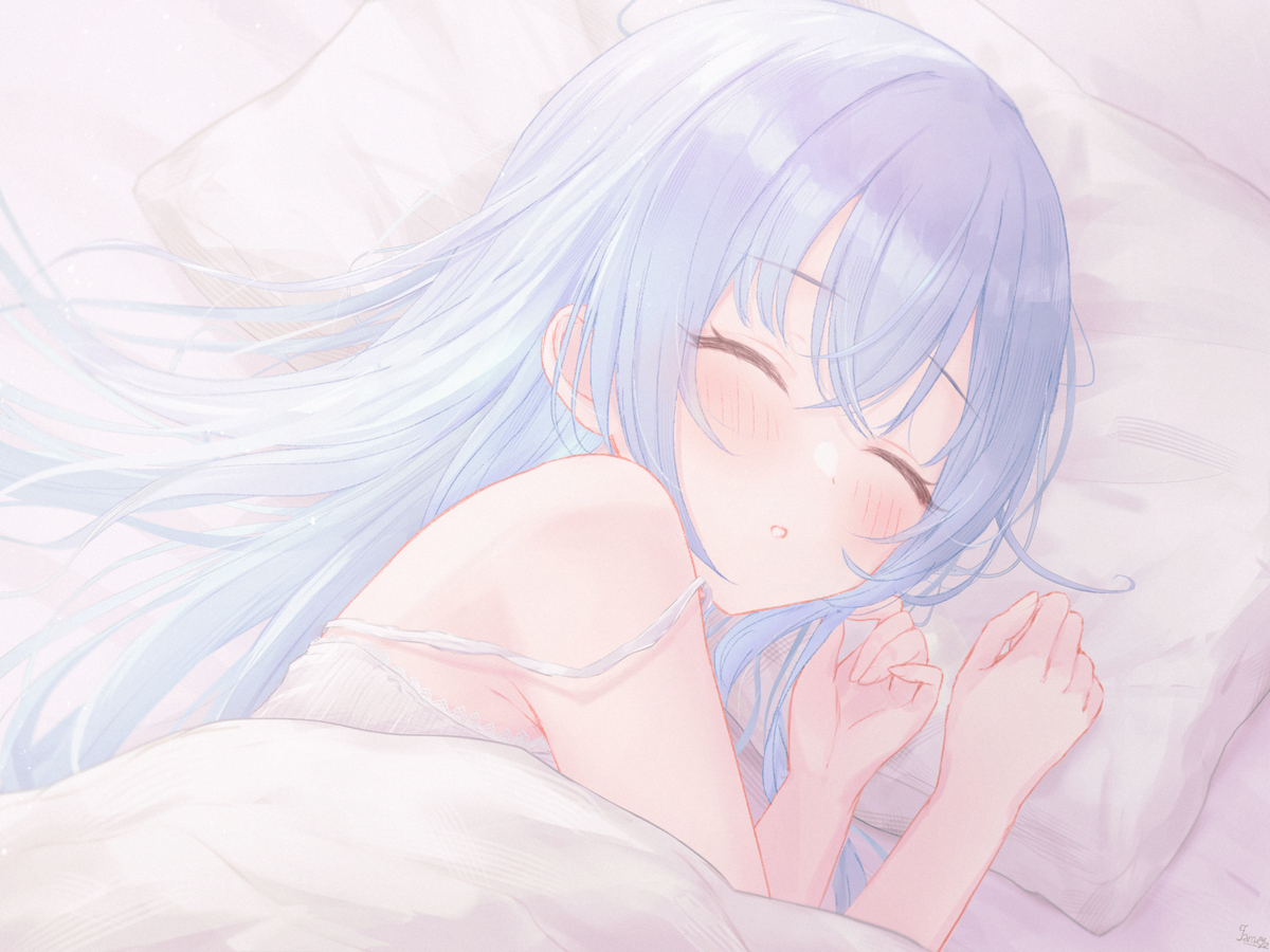 This is a pixiv picture whose title is 羽那との朝.