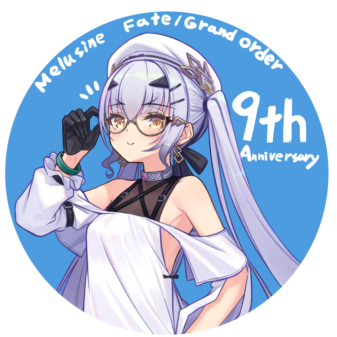 This is a pixiv picture whose title is FGO 9th メリュ子.