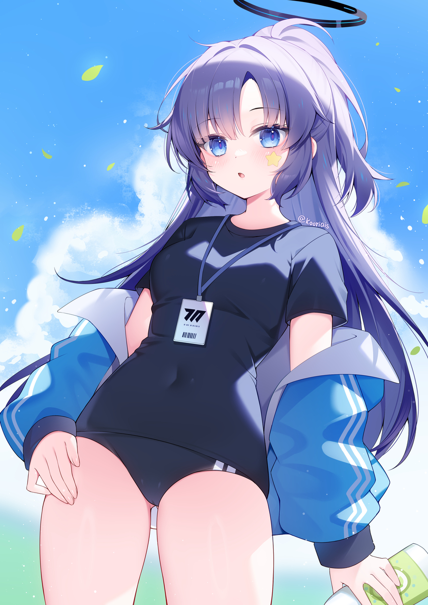 This is a pixiv picture whose title is ユウカ💙.
