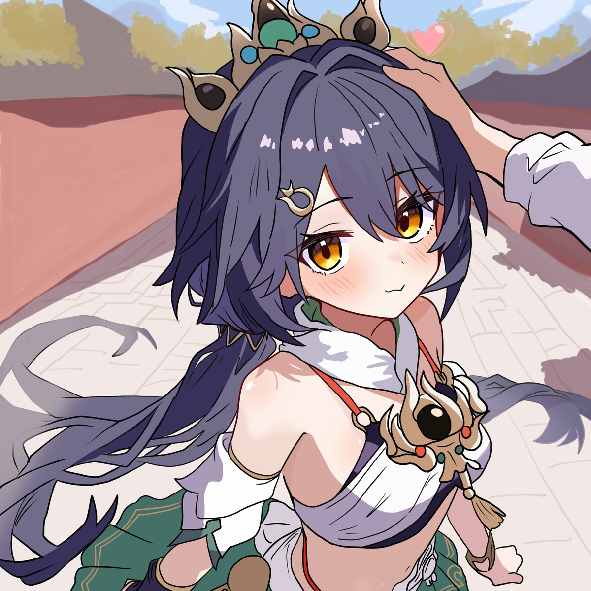 This is a pixiv picture whose title is Yunli  ♡(ӦｖӦ｡).