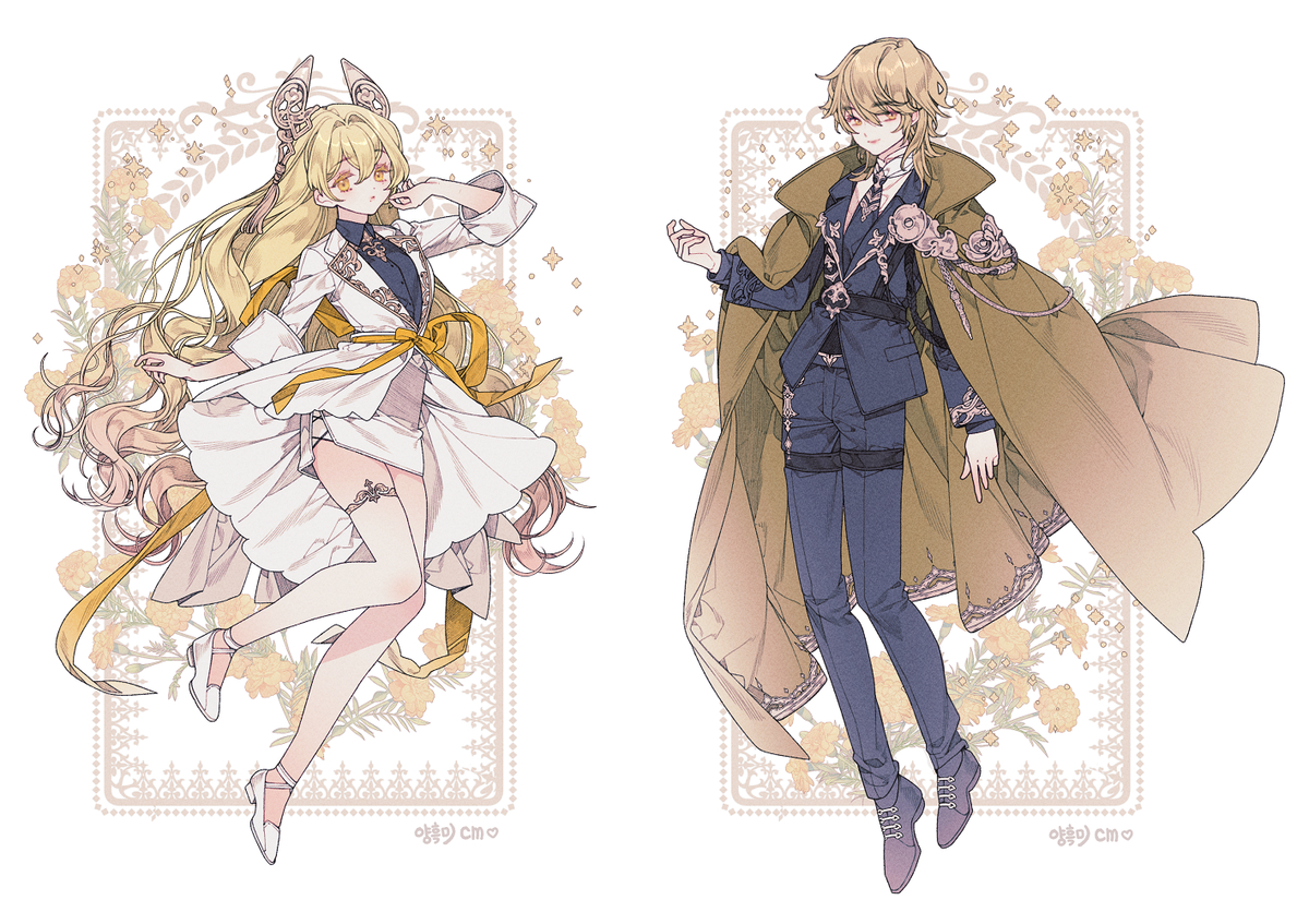 This is a pixiv picture whose title is 🍀cm🍀.