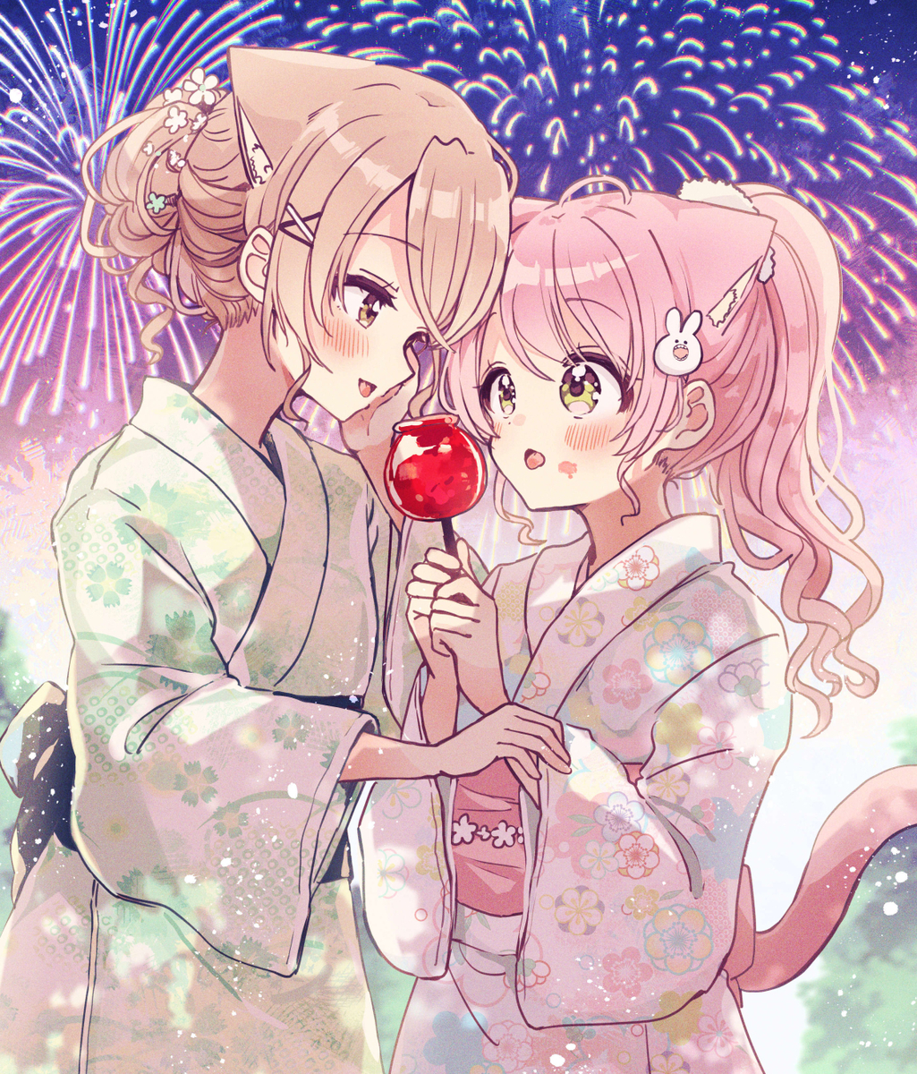 This is a pixiv picture whose title is マキモコちゃん.