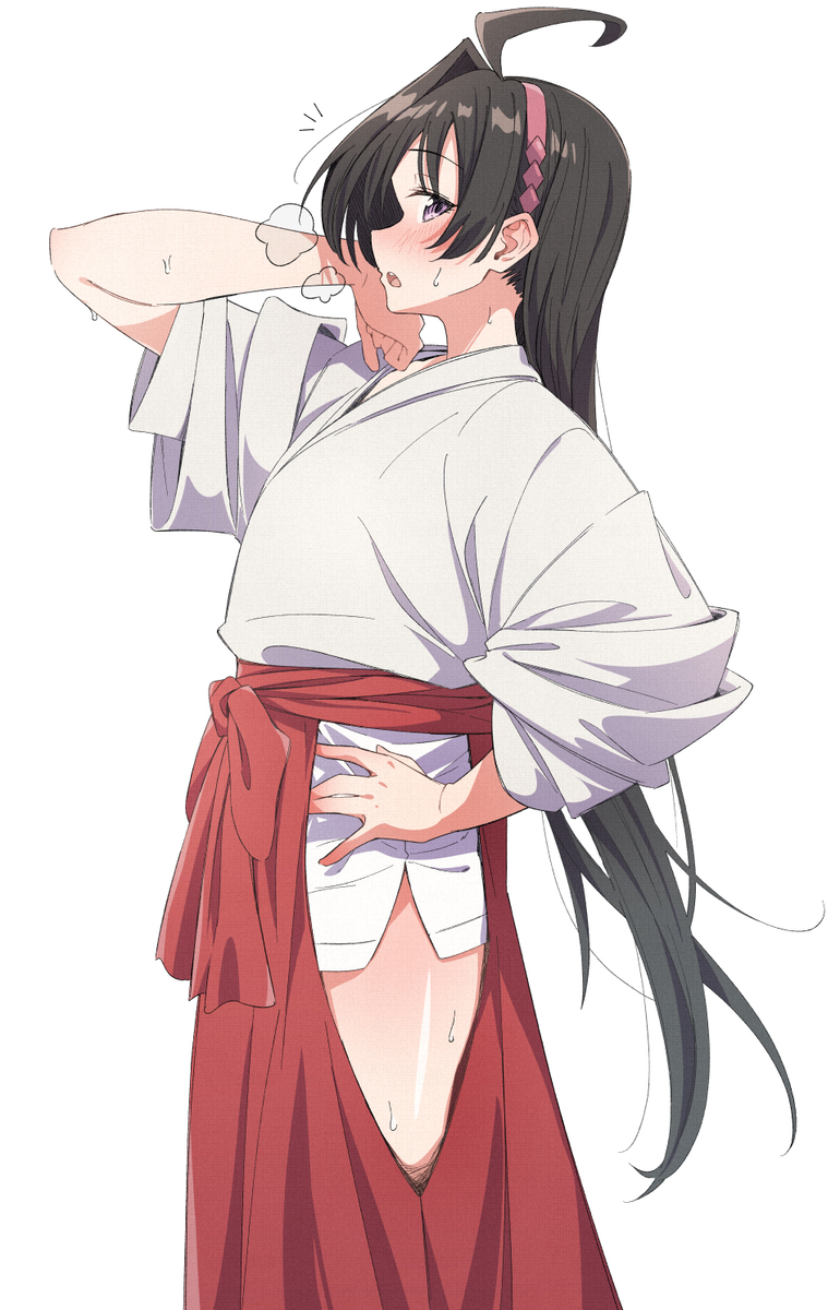 This is a pixiv picture whose title is 逃げ若.