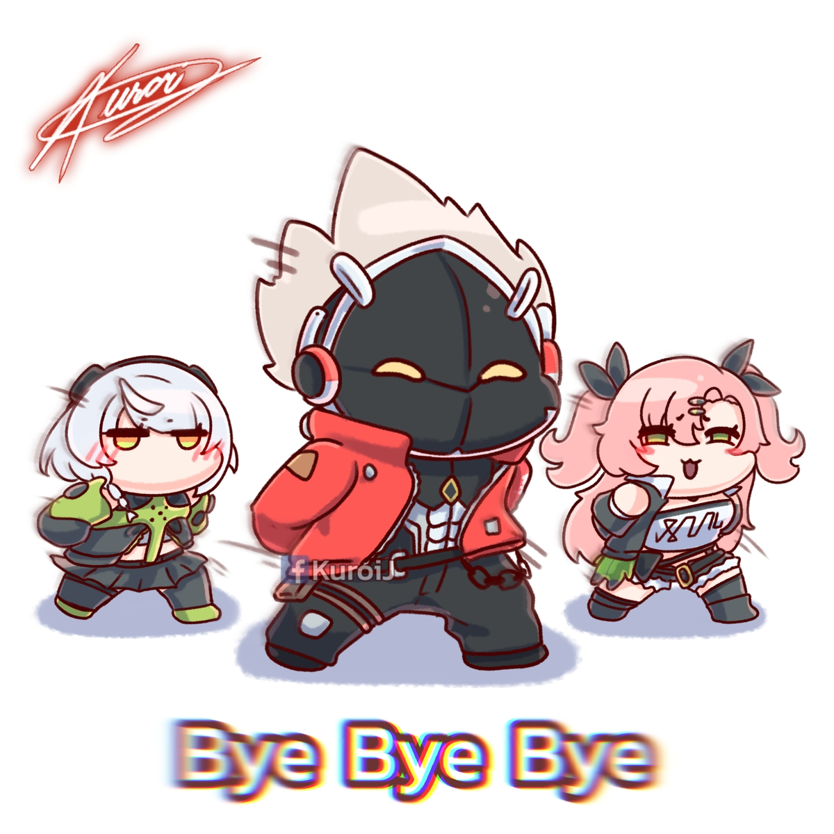 This is a pixiv picture whose title is 🎼Bye Bye Bye🎼.