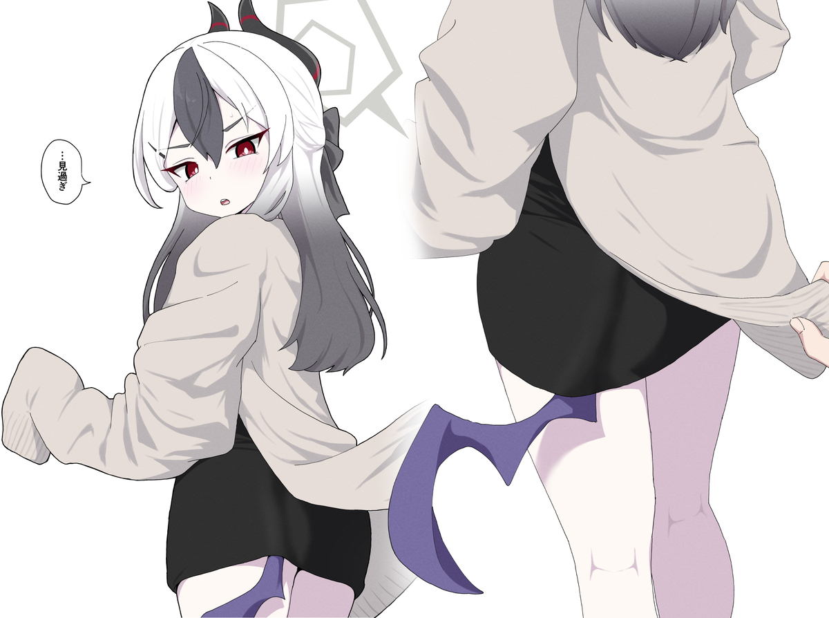This is a pixiv picture whose title is カヨコの翼の付け根.