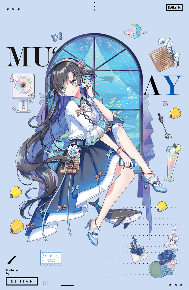 This is a pixiv picture whose title is Music Day.