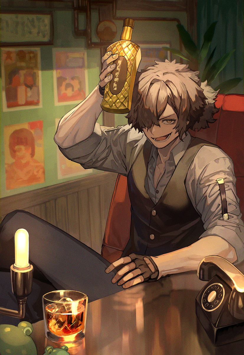 This is a pixiv picture whose title is ニュー坂本探偵事務所 岡田以蔵.