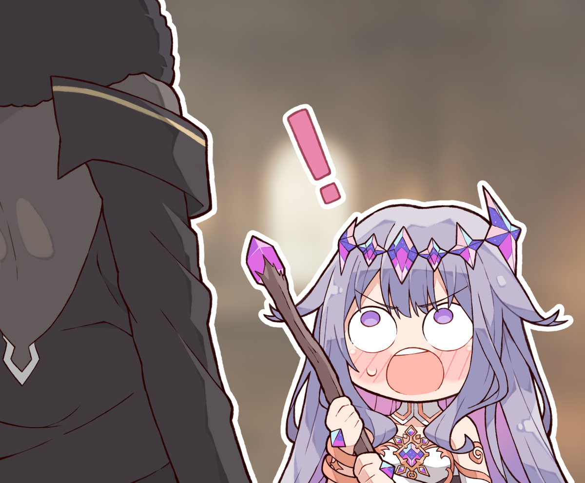 This is a pixiv picture whose title is ❗️.