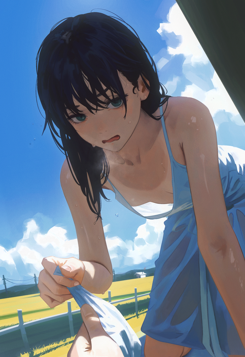 This is a pixiv picture whose title is 38℃.
