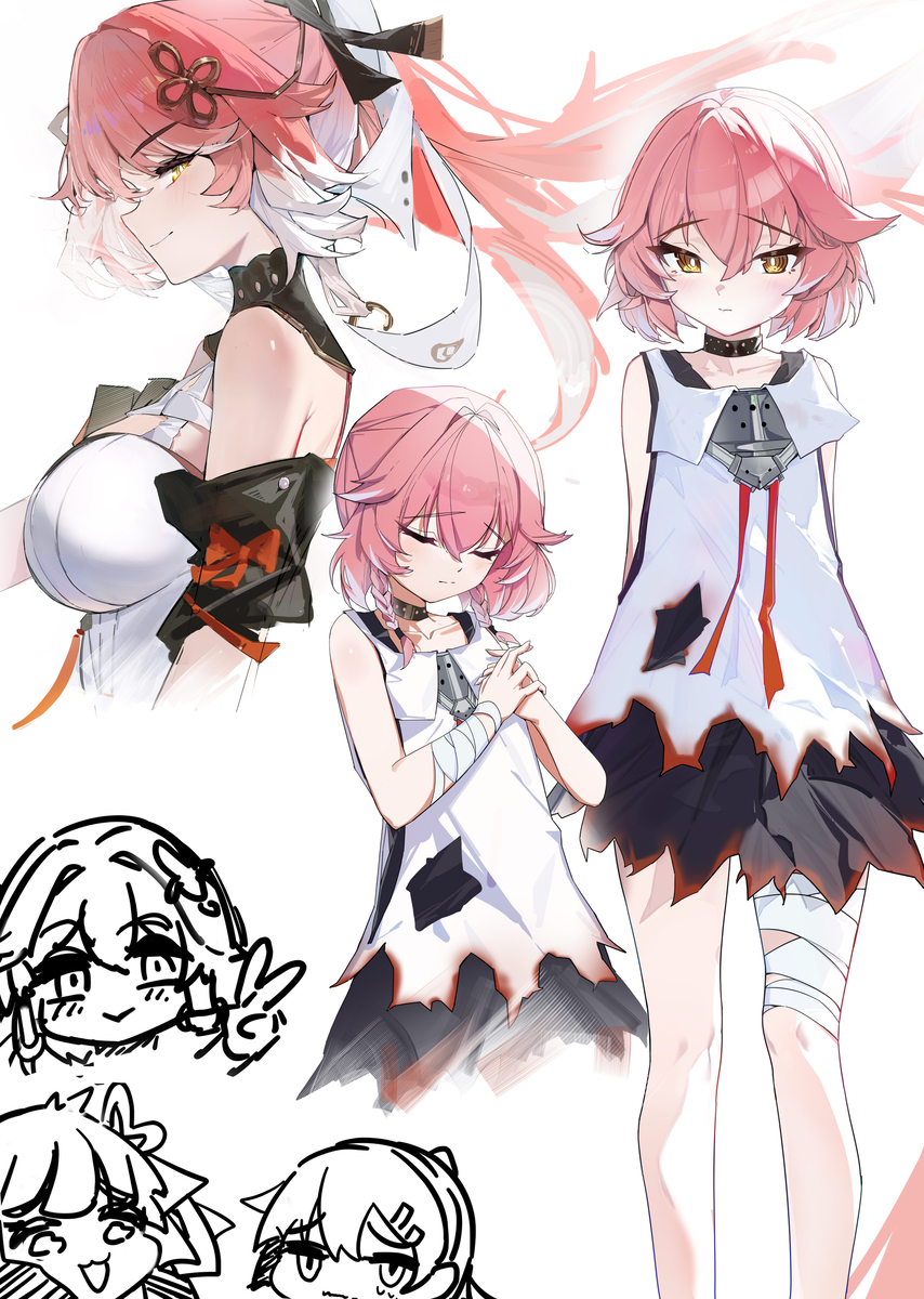 This is a pixiv picture whose title is 摸鱼.