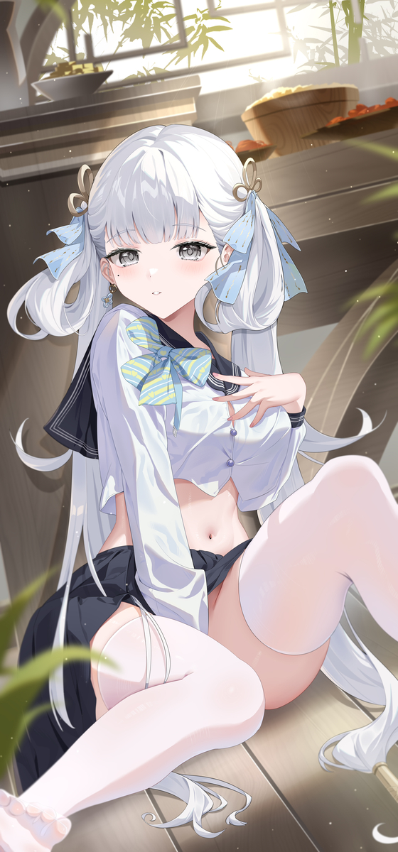 This is a pixiv picture whose title is 今汐.