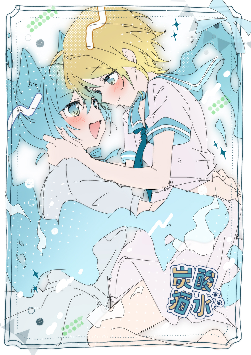 This is a pixiv picture whose title is 炭酸猫水.