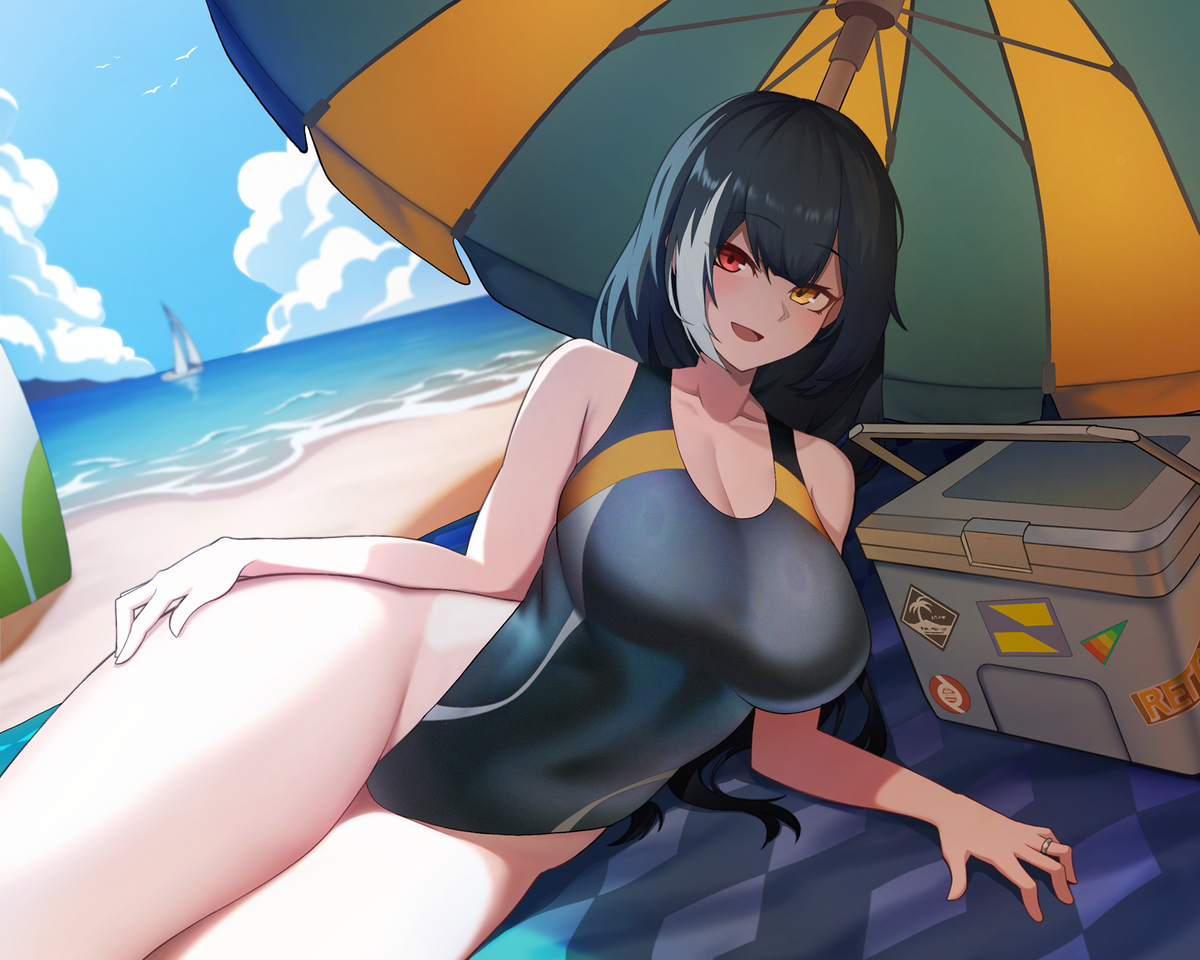 This is a pixiv picture whose title is RO635 Swimsuit.