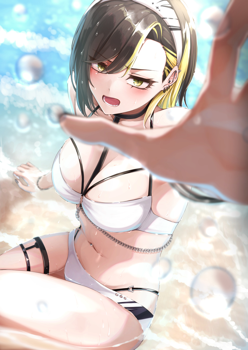This is a pixiv picture whose title is 「こっち、見んじゃねェよ……！」.