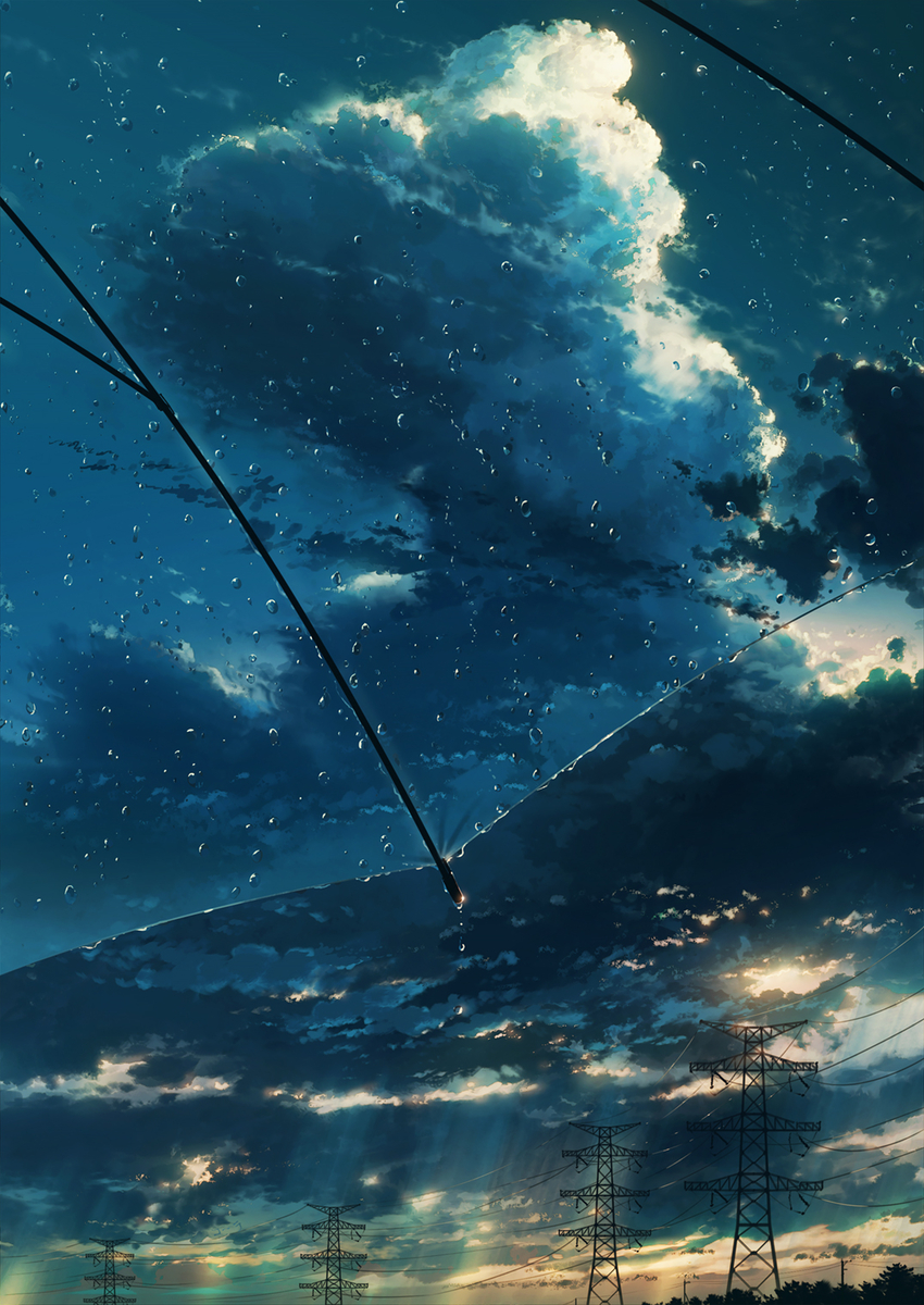 This is a pixiv picture whose title is 雨上がり.
