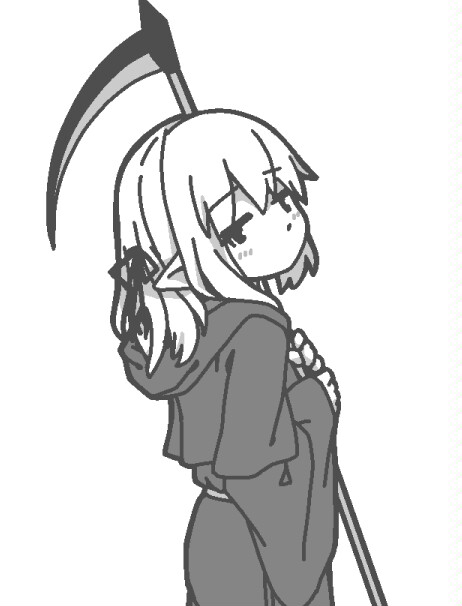 This is a pixiv picture whose title is 死神小姐姐#4.