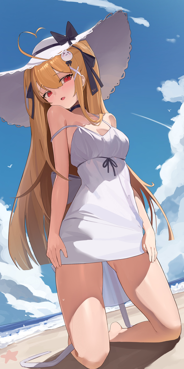 This is a pixiv picture whose title is 夏.