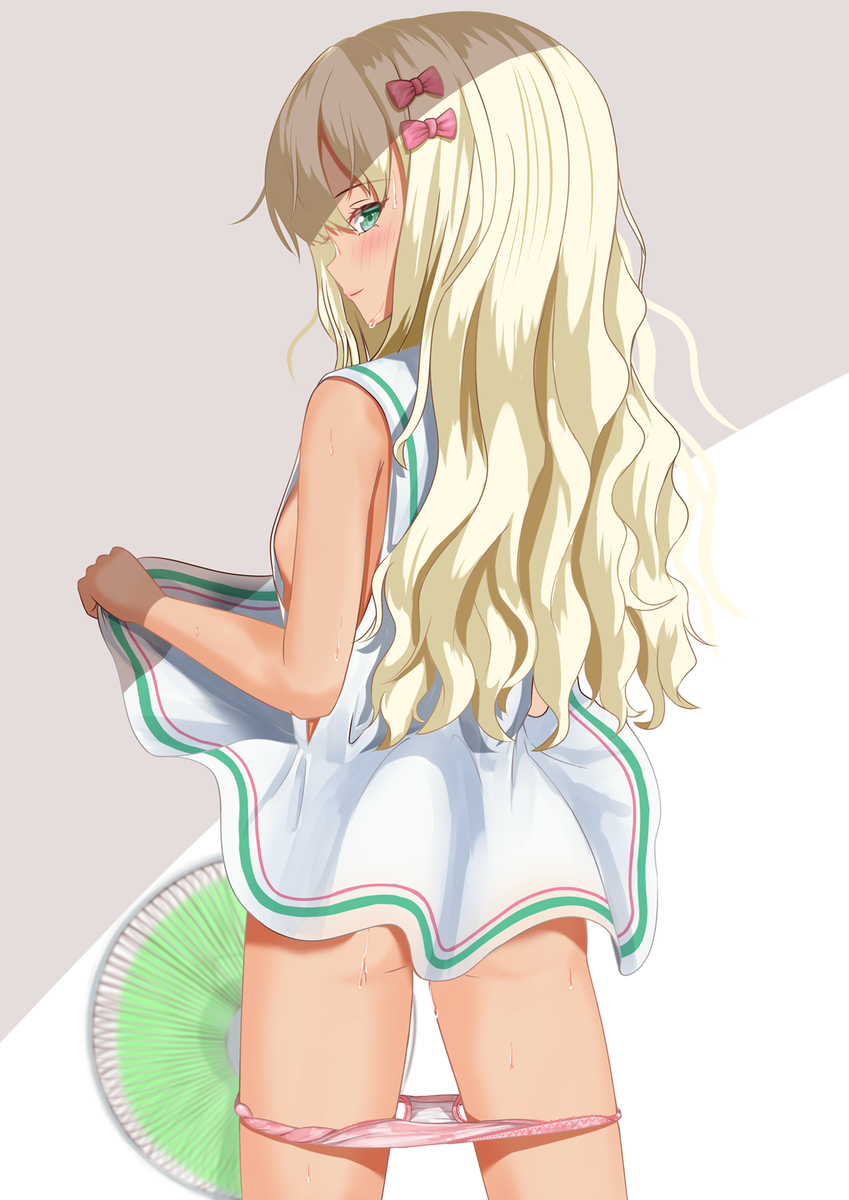 This is a pixiv picture whose title is 風を感じるグレカーレ.