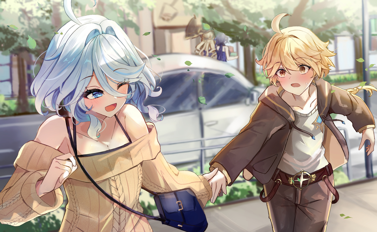 This is a pixiv picture whose title is It's a date.