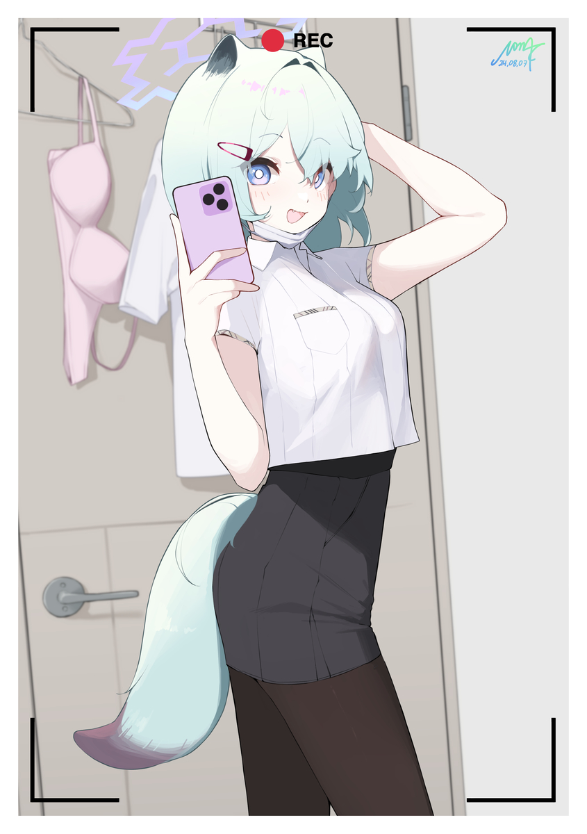 This is a pixiv picture whose title is Mayoi Shigure_Blue Archive_8.