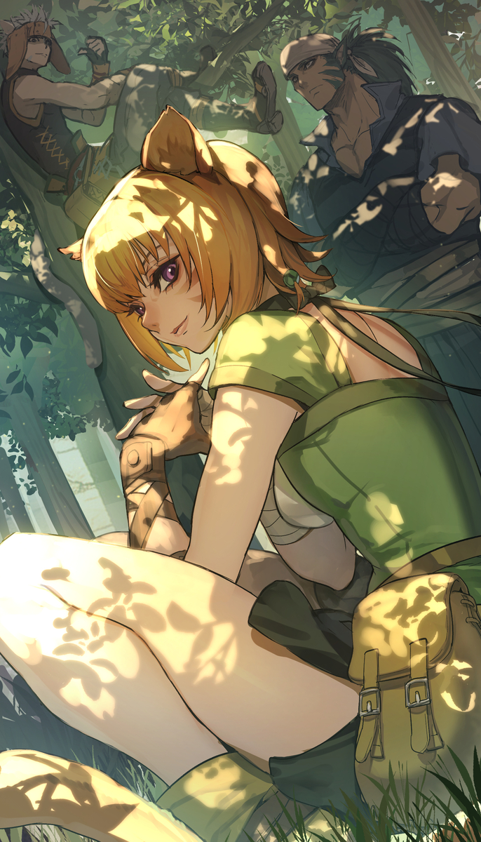 This is a pixiv picture whose title is 合図を待て.