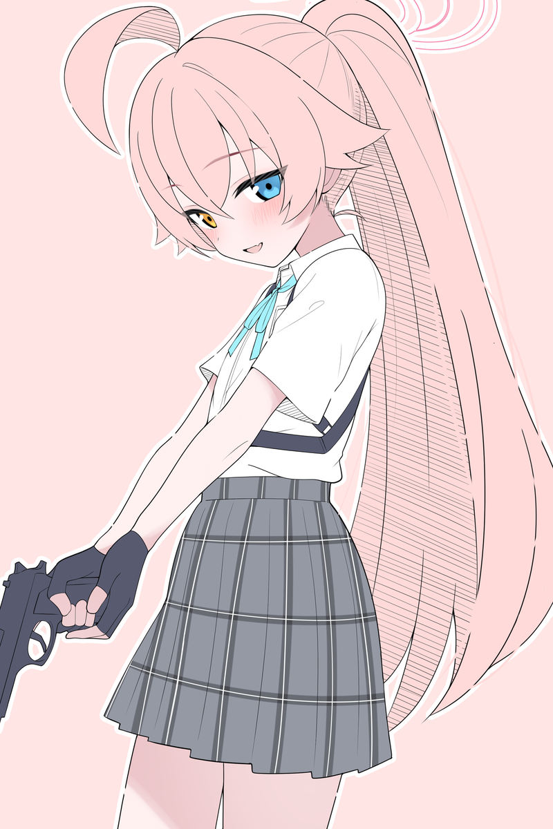 This is a pixiv picture whose title is 夏服軽装ホシノ.