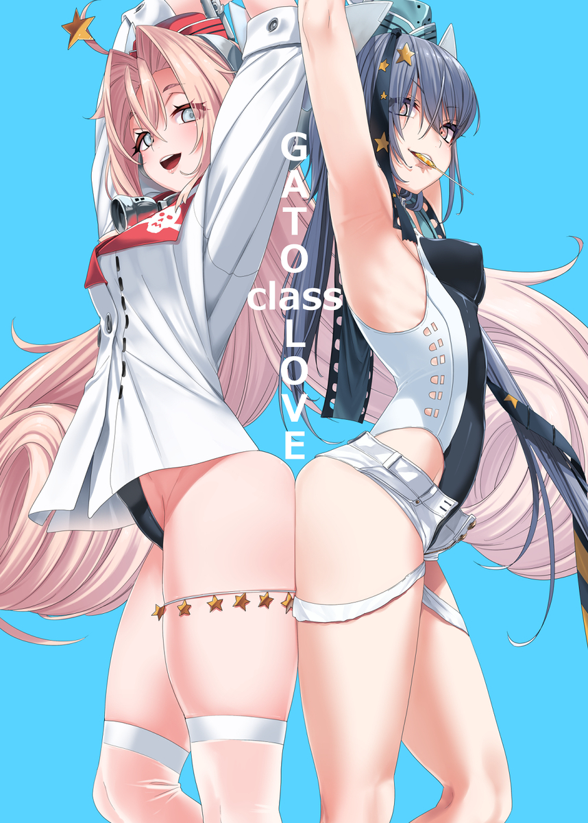This is a pixiv picture whose title is C104新刊「GATO class LOVE」.