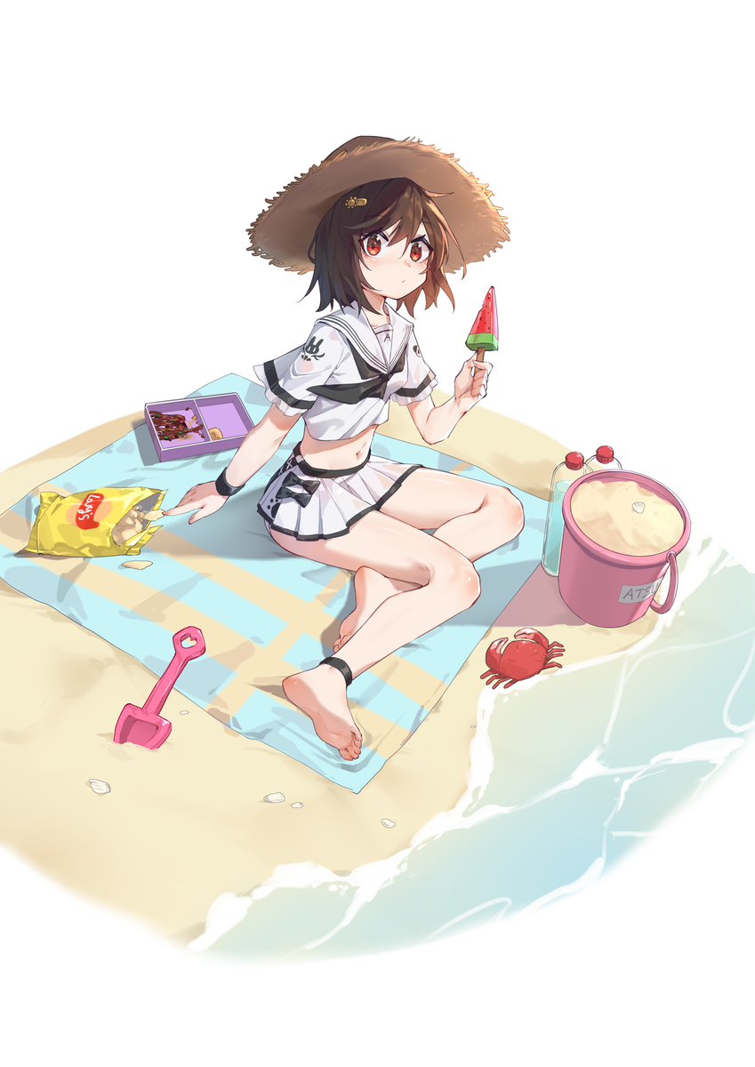 This is a pixiv picture whose title is 小孩夏服.