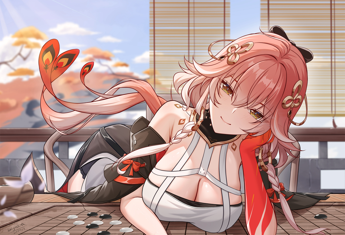 This is a pixiv picture whose title is 大雷长离.