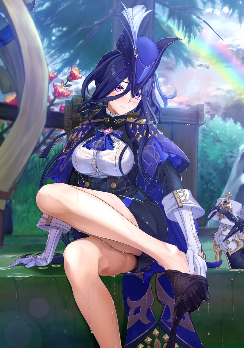 This is a pixiv picture whose title is クロリンデ.