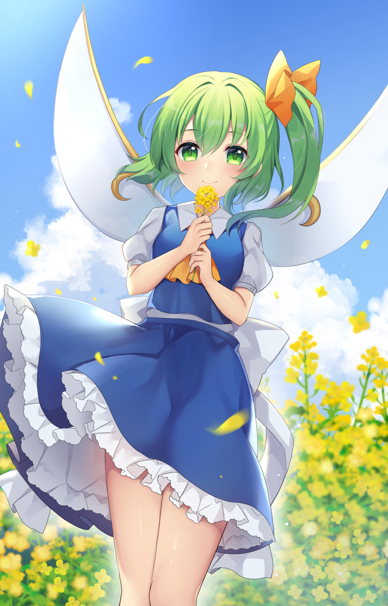 This is a pixiv picture whose title is 菜の花.