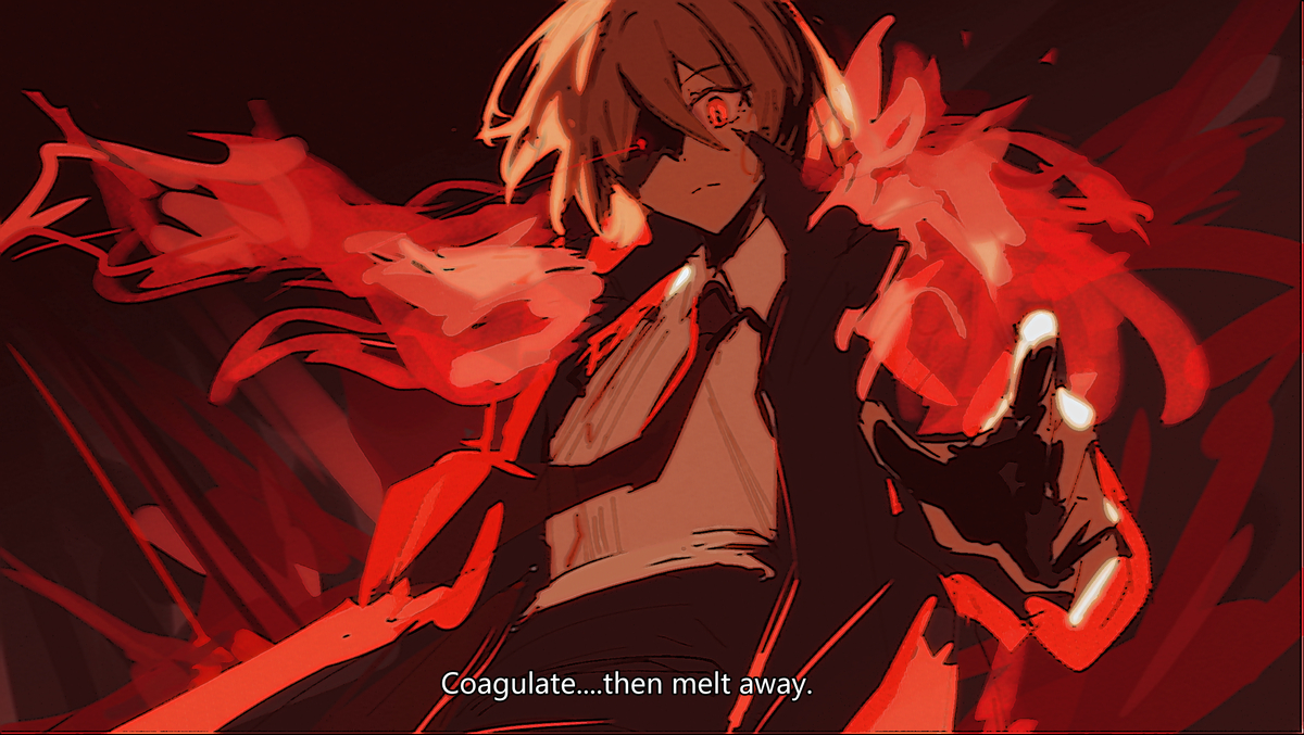 This is a pixiv picture whose title is 血魔.