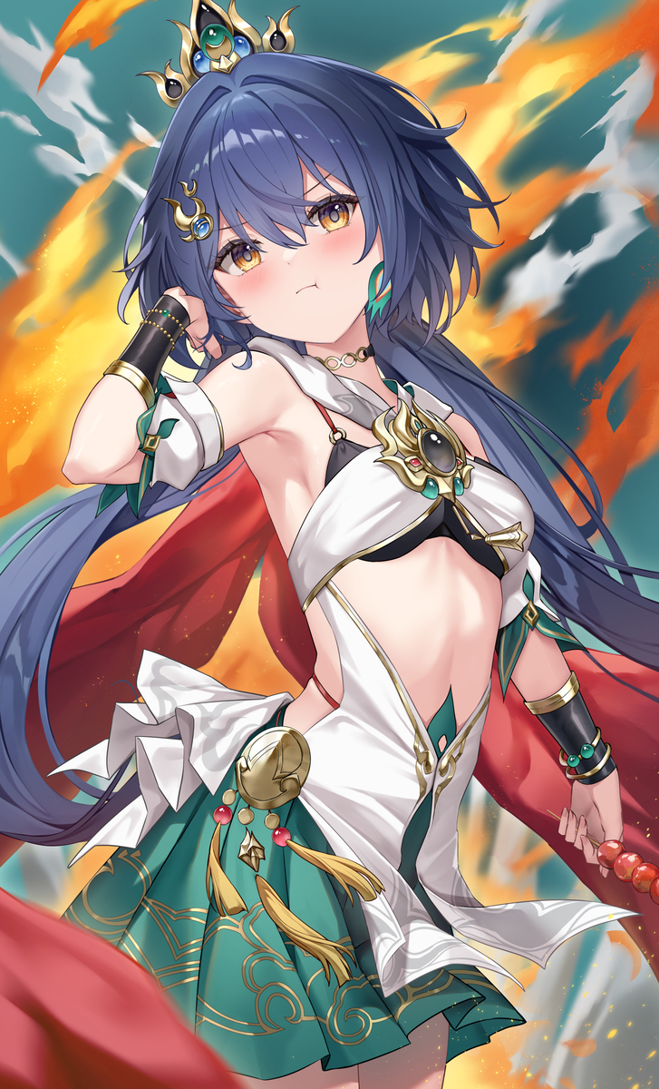 This is a pixiv picture whose title is 雲璃.