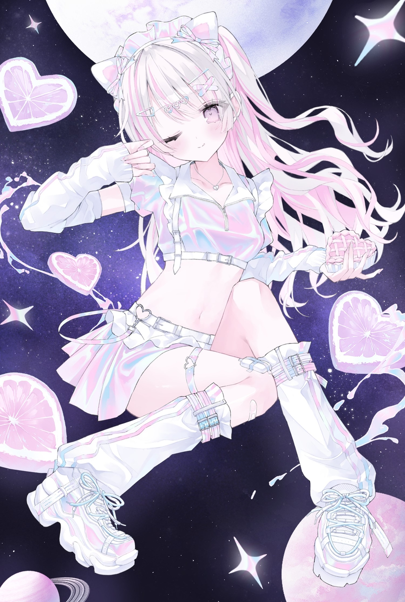 This is a pixiv picture whose title is 🪩💗.