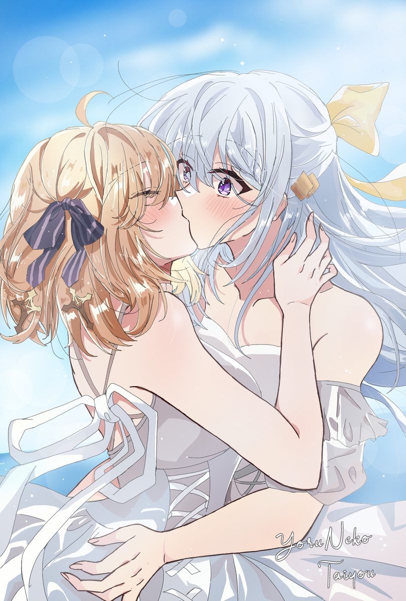 This is a pixiv picture whose title is 夏💙💛.