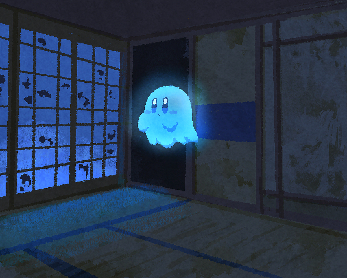 This is a pixiv picture whose title is うらめしや.