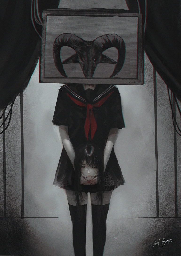 This is a pixiv picture whose title is Headless beauty.