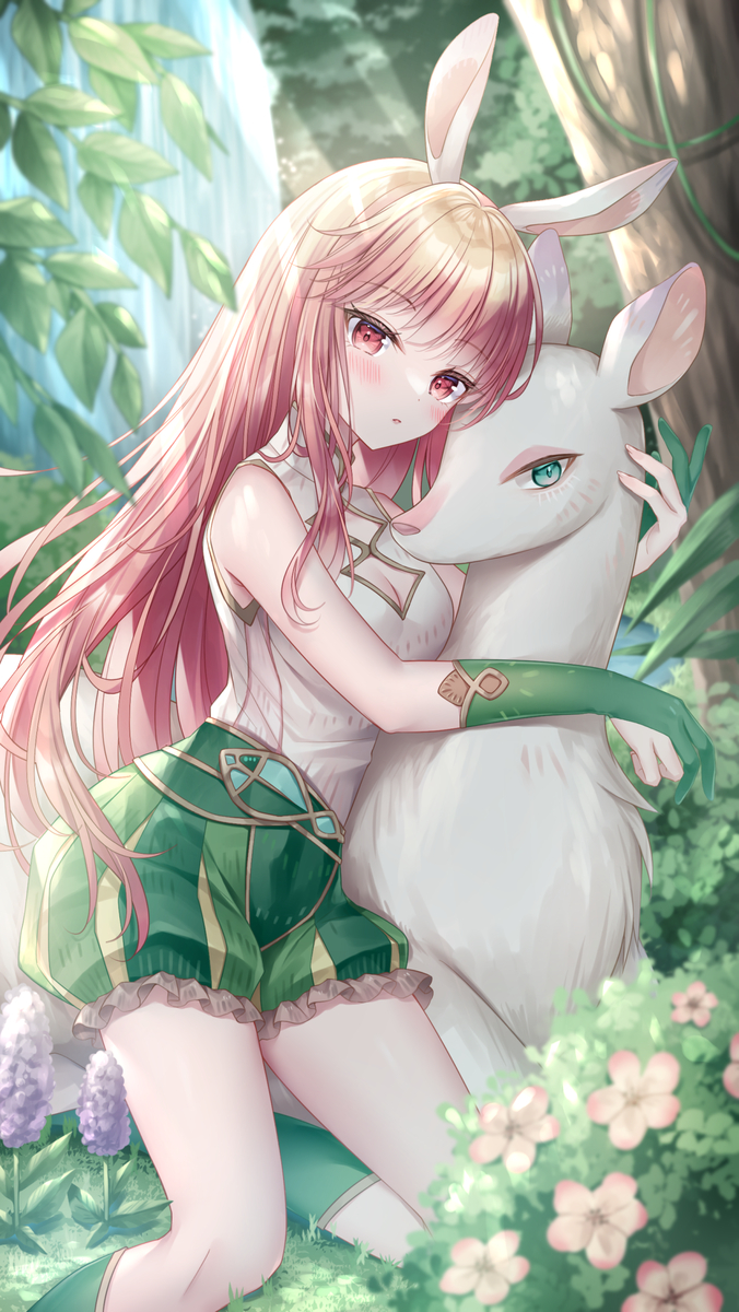 This is a pixiv picture whose title is ライカ🦌🌱.