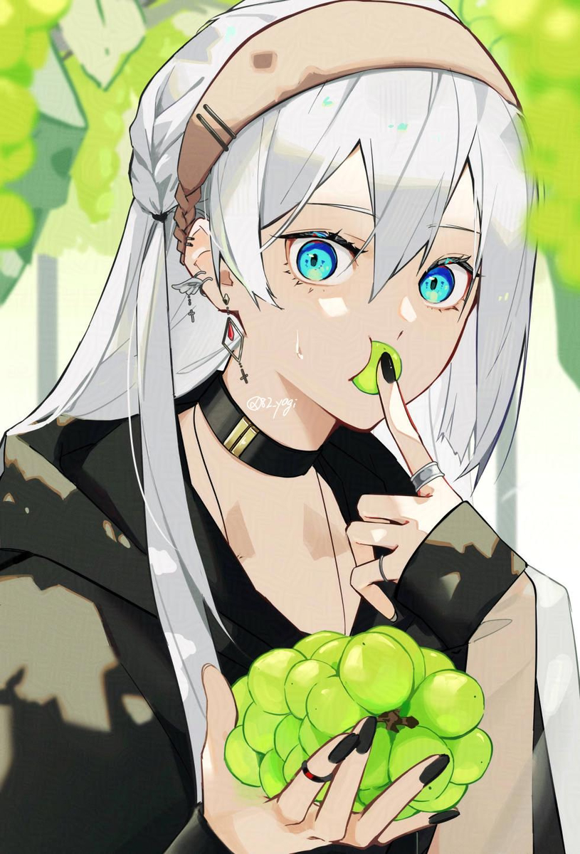 This is a pixiv picture whose title is 盗み食い.
