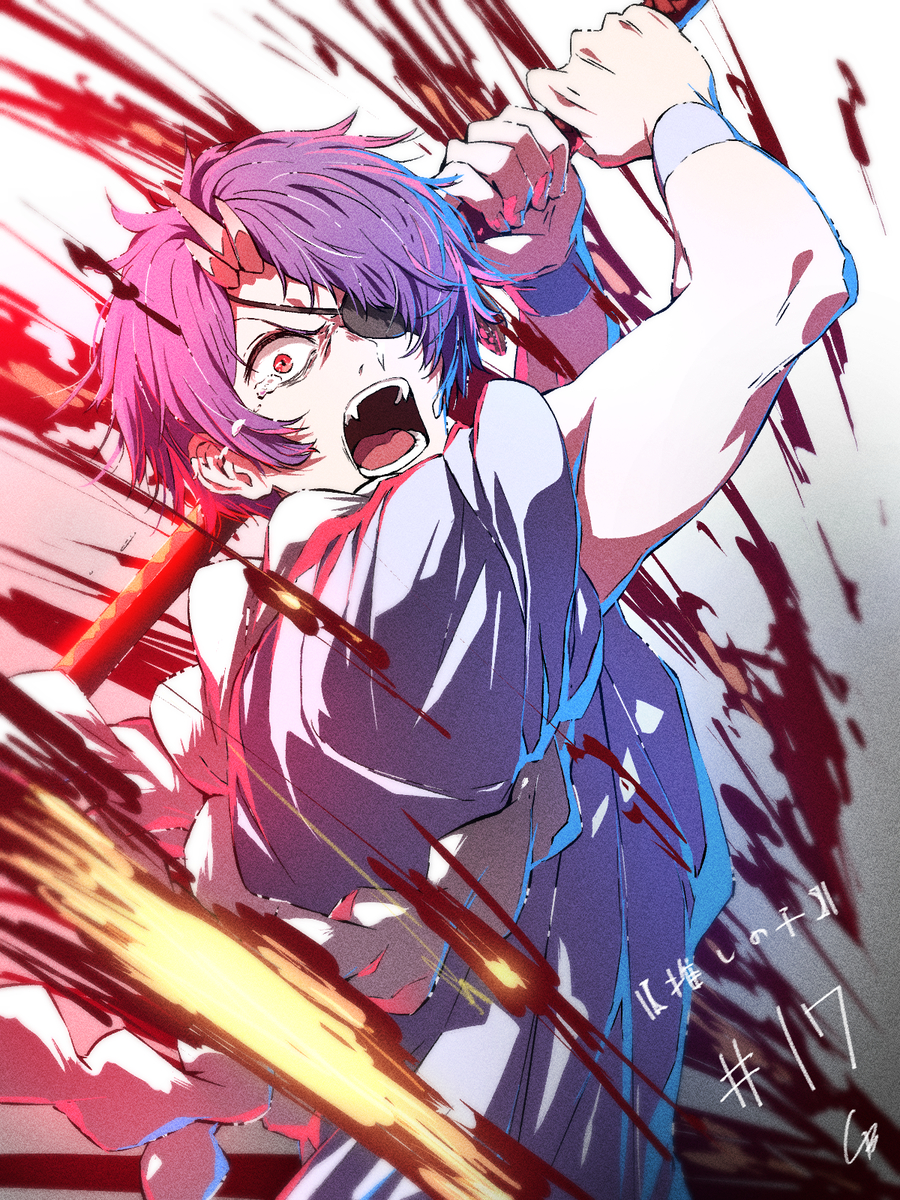 This is a pixiv picture whose title is 『誰にも負けねぇ』.
