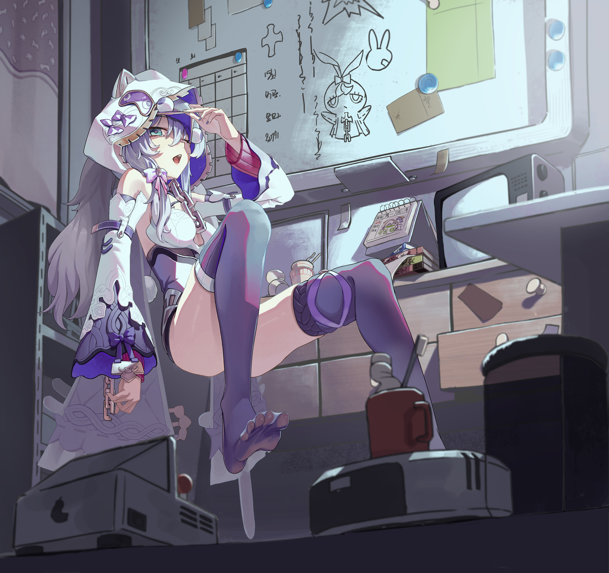 This is a pixiv picture whose title is 德莉莎.
