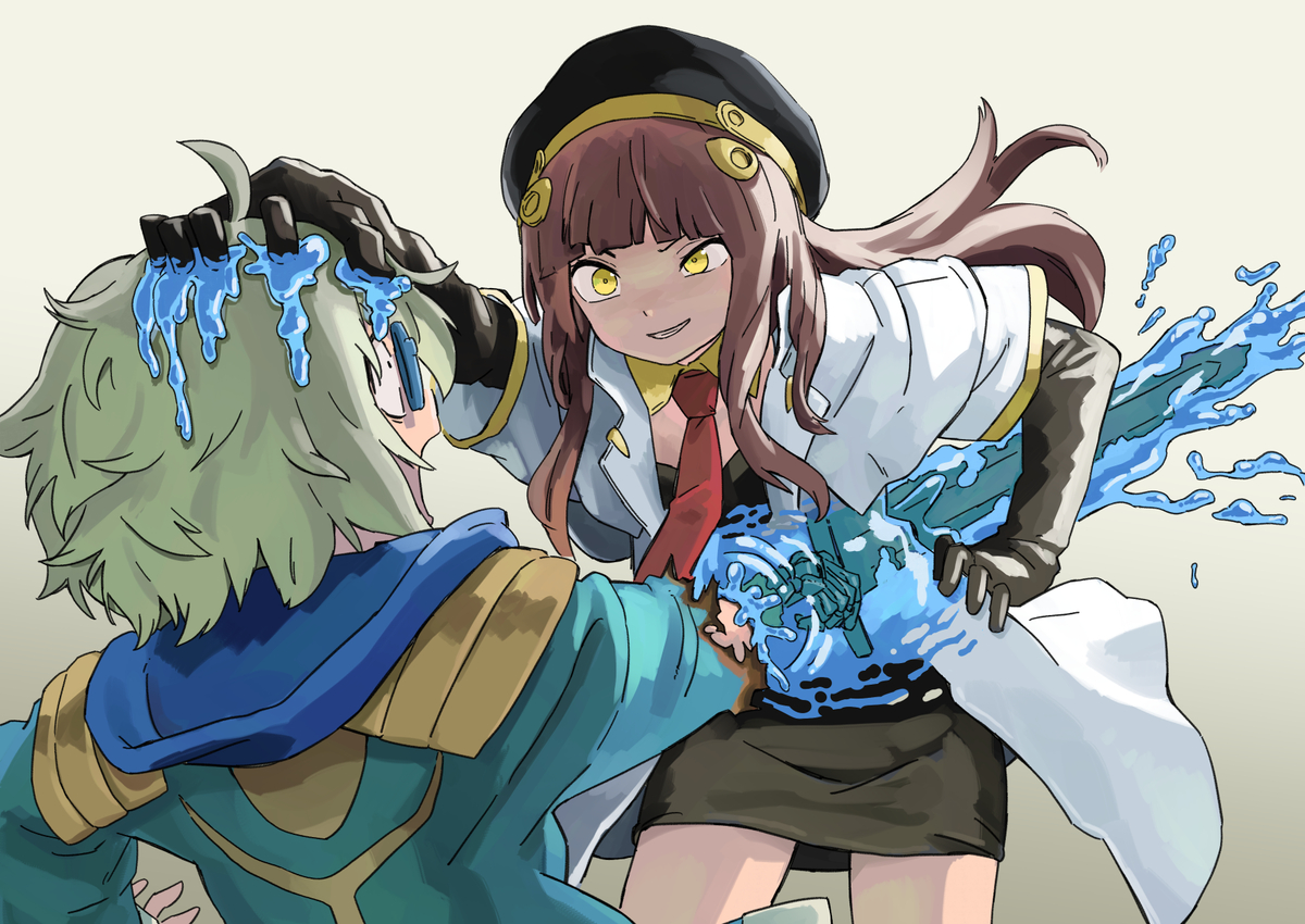 This is a pixiv picture whose title is キサマが溶けるのに何秒かかるかやってみようじゃないか.
