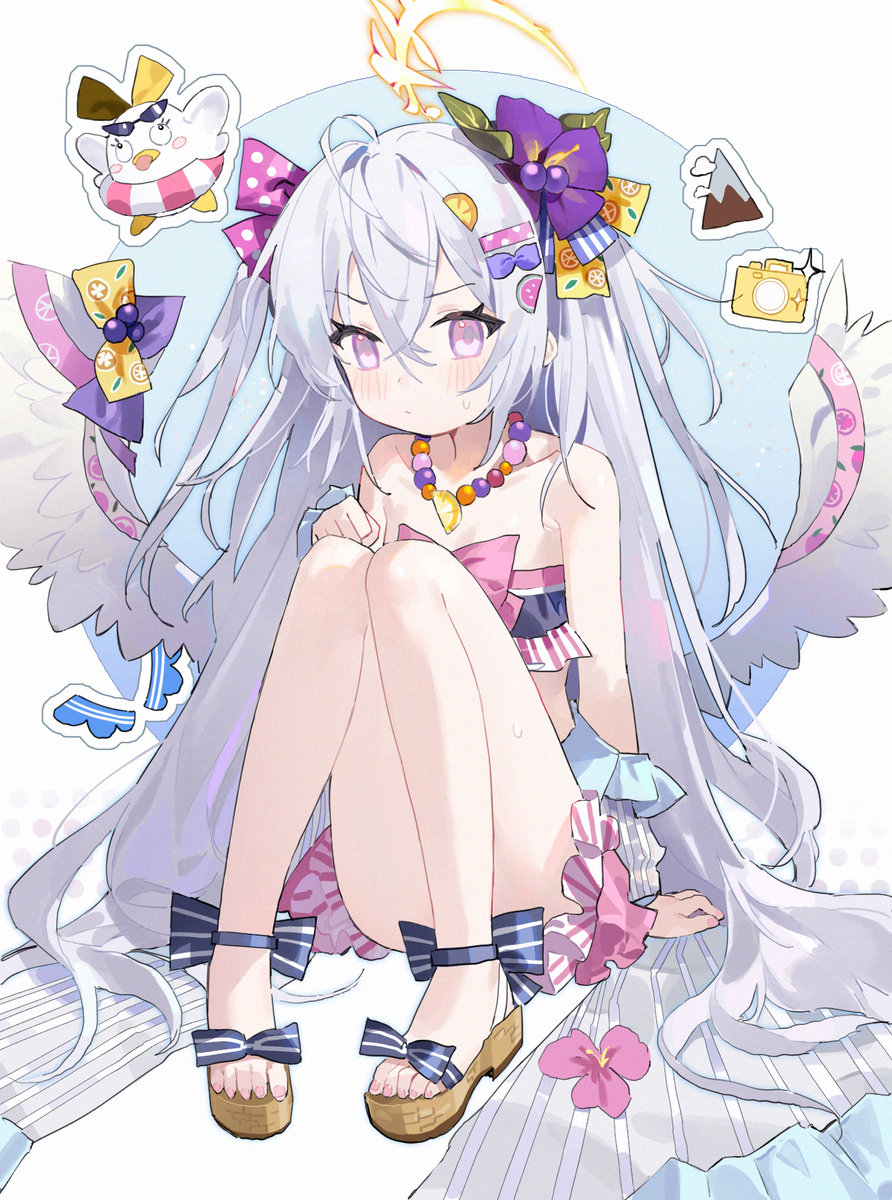 This is a pixiv picture whose title is 🎀.