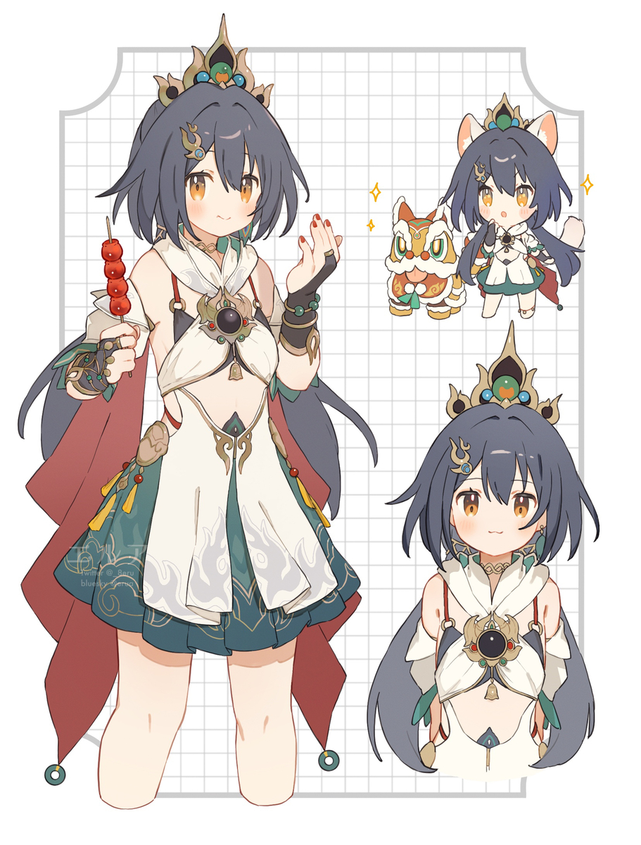 This is a pixiv picture whose title is 雲璃.