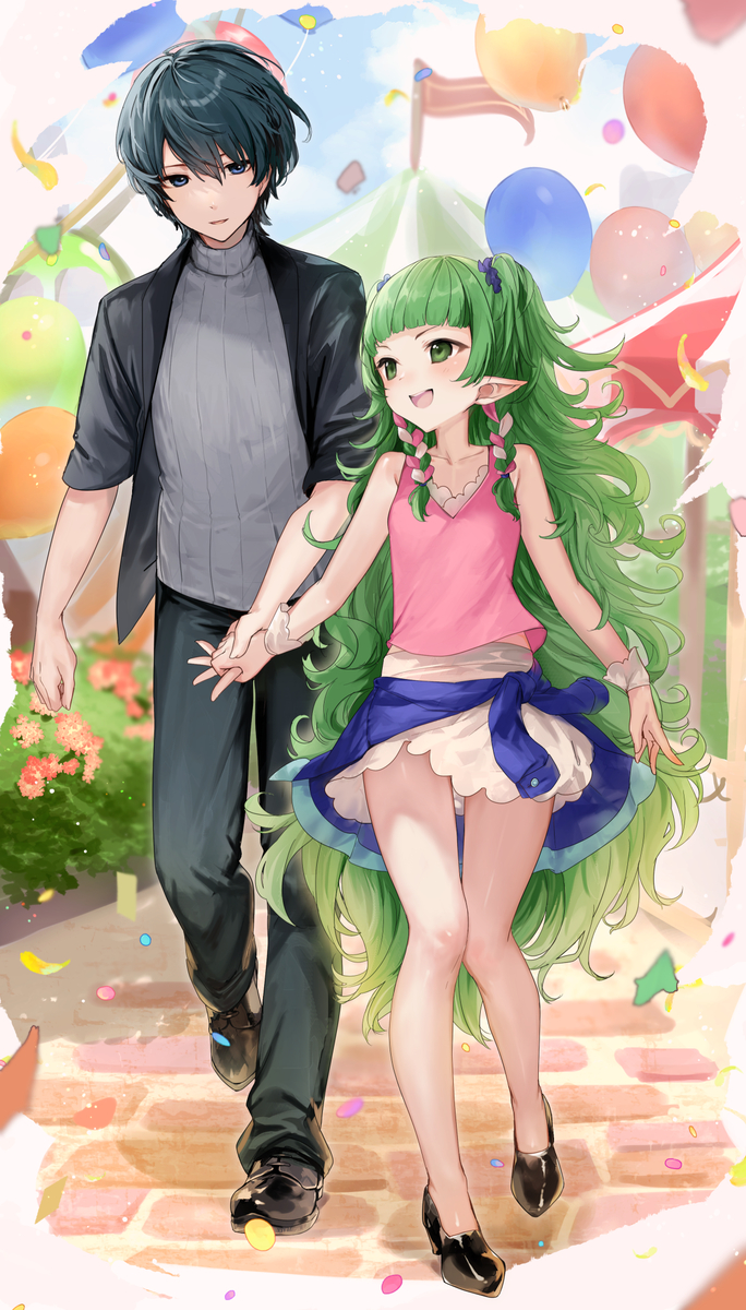 This is a pixiv picture whose title is ベレト＆ソティス.